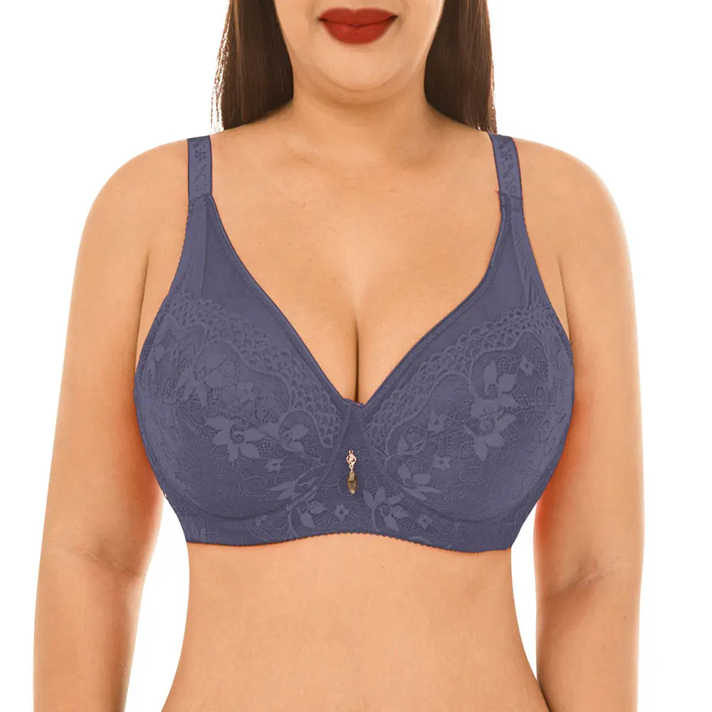 

Sexy Women's Breathable Bra Wire Free Comfortable Thin Cup Bra Gathers Seamless Plus Size Push Up Underwear High Quality