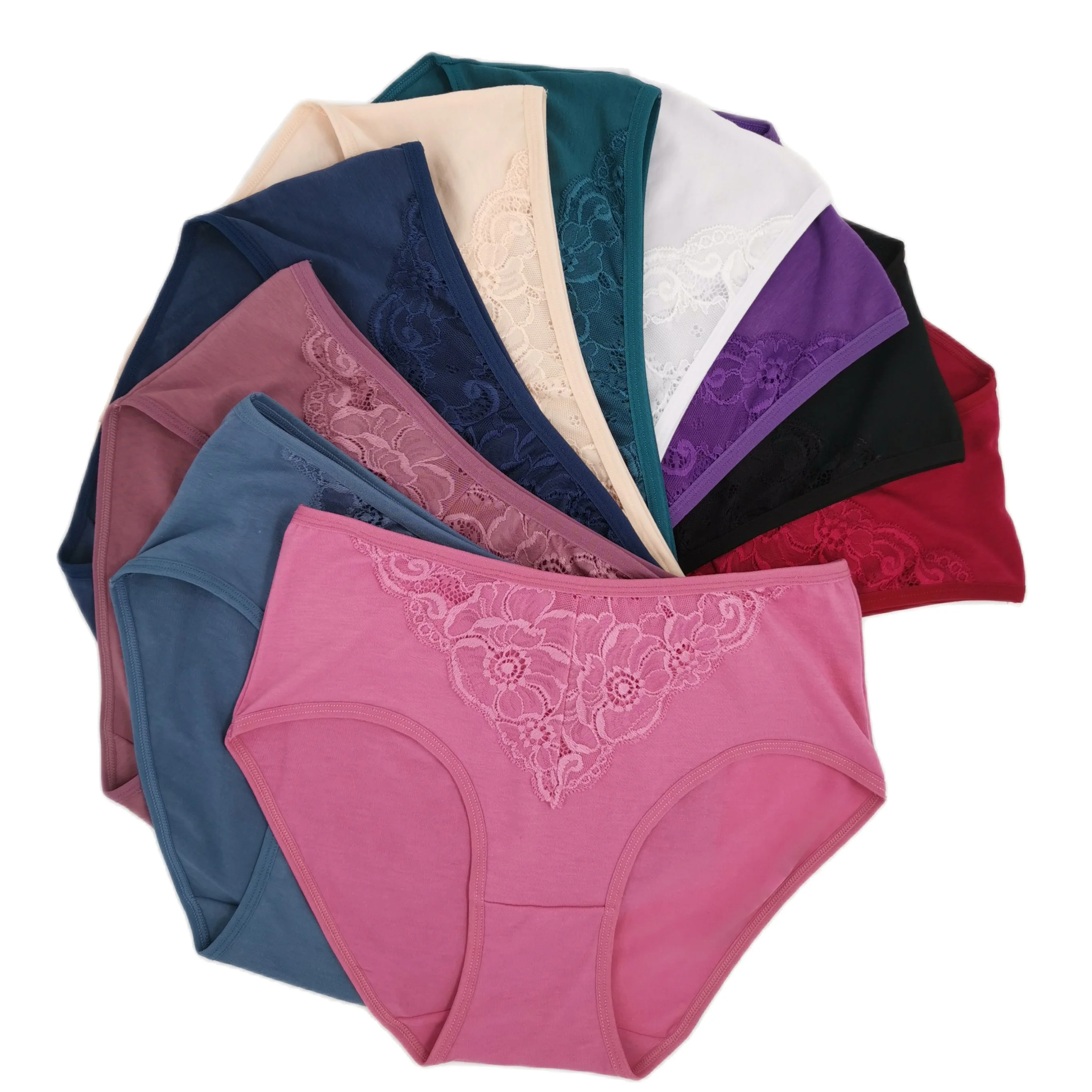 

Plus Size Cotton Lace Panty Transparent Women Shorts Mid Waist Female Panti Sexy Briefs Lady Panties Free Shipping 3Pcs/Lot