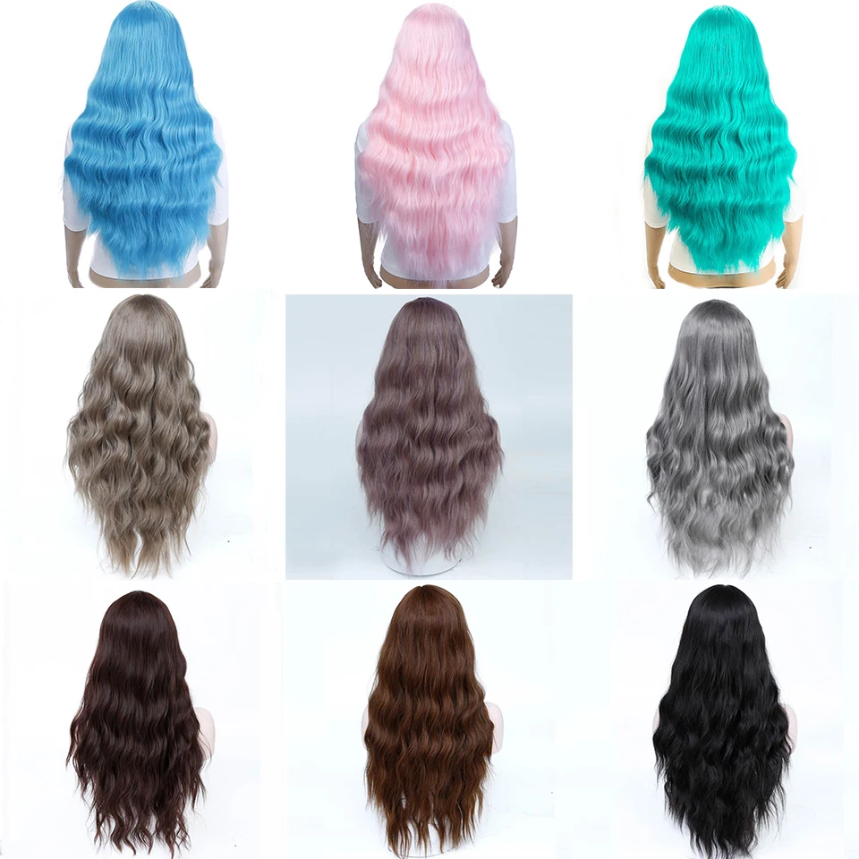 AILIADE женские длинные волнистые волосы разных цветов парики термостойкие