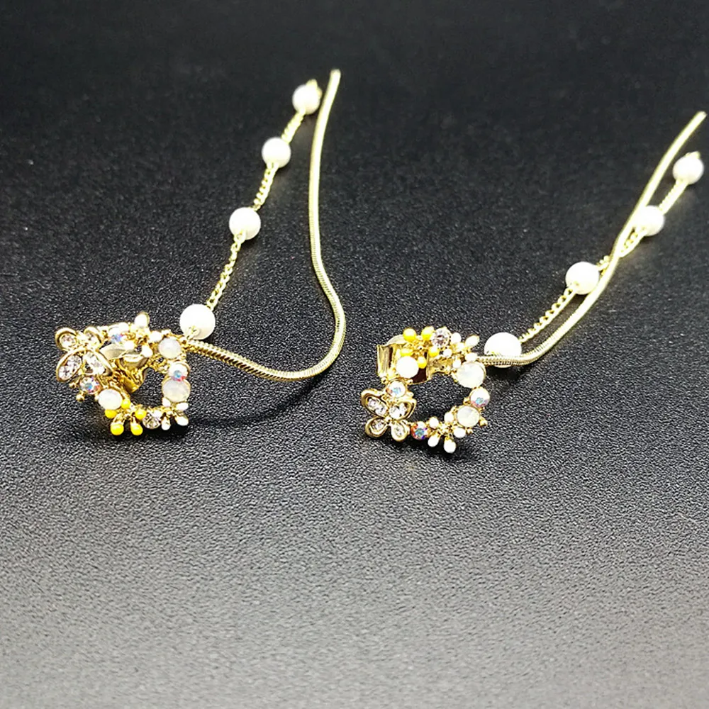 Eogoe 2019 Новые длинные модные Висячие серьги для женщин и девушек индивидуальные