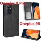 Чехол-бумажник из искусственной кожи для Oneplus X 9 Pro Чехол в виде книжки с подставкой и визитницей защитный чехол из ПВХ для Oneplus 9R крышка