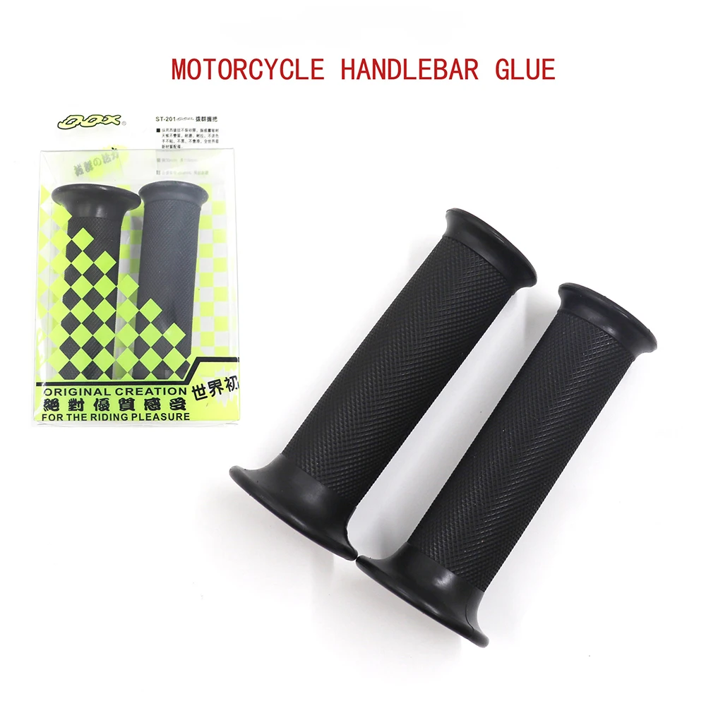 

Motorcycle Handlebar Grips Cover Universal for Dirt Bike Racing Scooter Handle Bar End Lock Rubber Soft Anti-Skid Protector