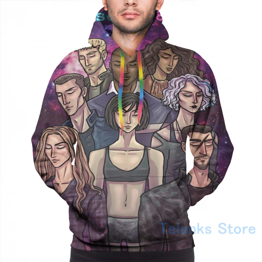 Женская Повседневная Толстовка с капюшоном и принтом | Мужская одежда