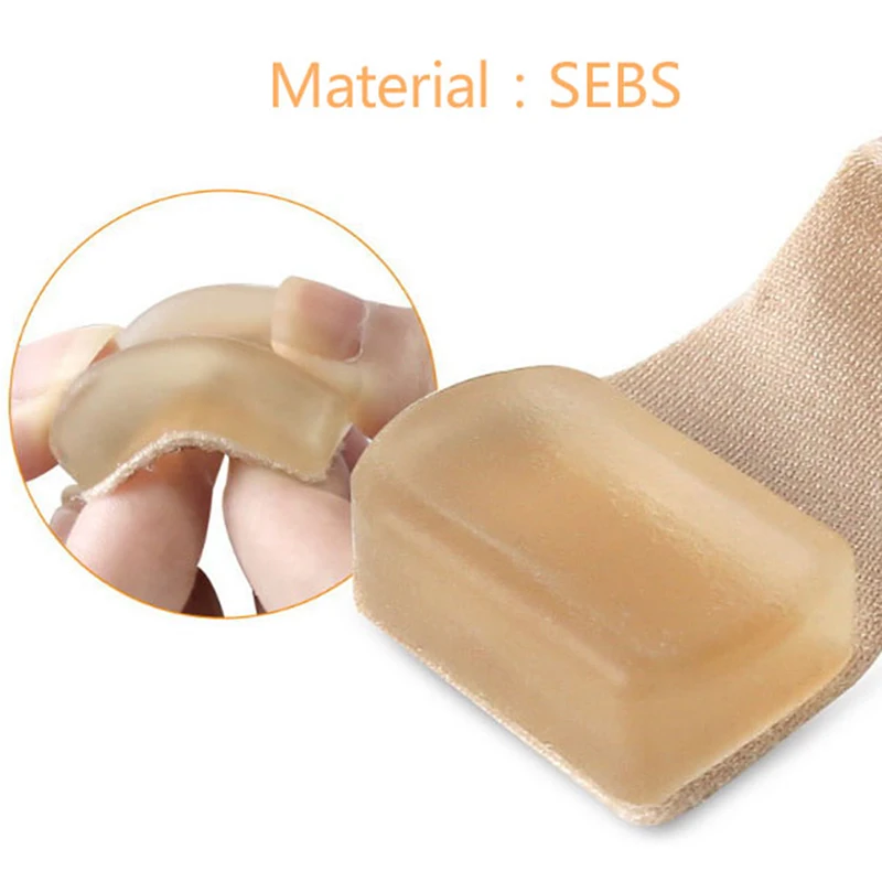 2 шт. силиконовый бандажный гель для ухода за кожей ног коррекции вальгусной
