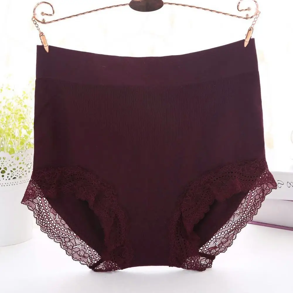QA199 женские трусики с высокой талией удобные размера плюс кружевное нижнее белье