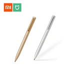 Оригинальная полностью металлическая ручка Xiaomi Mijia MI pen 0,5 мм ручка для подписи PREMEC гладкая швейцарская заправка MiKuni японские чернила золотистого и серебристого цвета