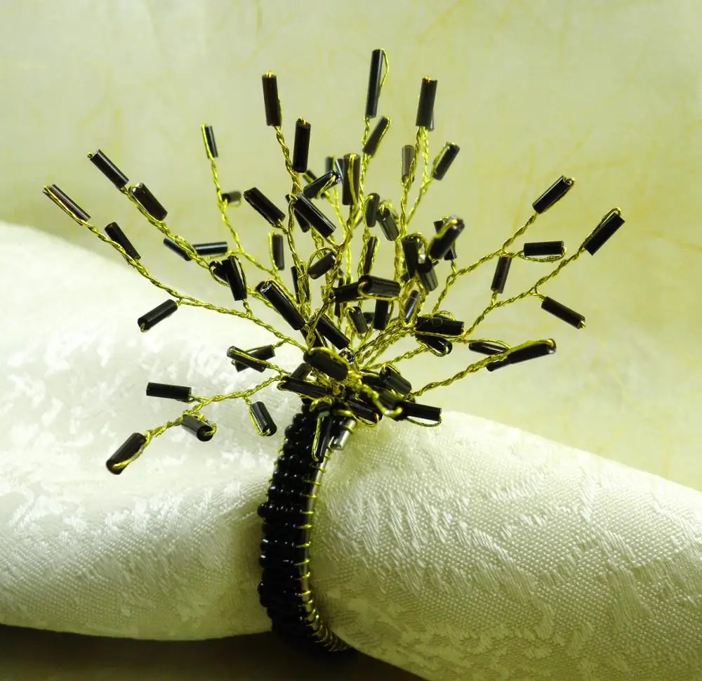 Белое кольцо для салфеток из бисера|ring shell|ring lord jump ringsring toss rings |