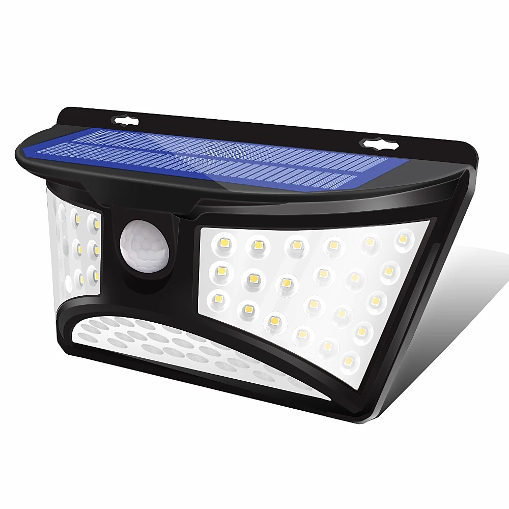 Garden Light Солнечный садовый светильник, Открытый PIR датчик движения, водонепроницаемый уличный светильник s светодиодный настенный светильник на солнечной энергии, декоративный светильник для двора - Испускаемый цвет: Garden Light