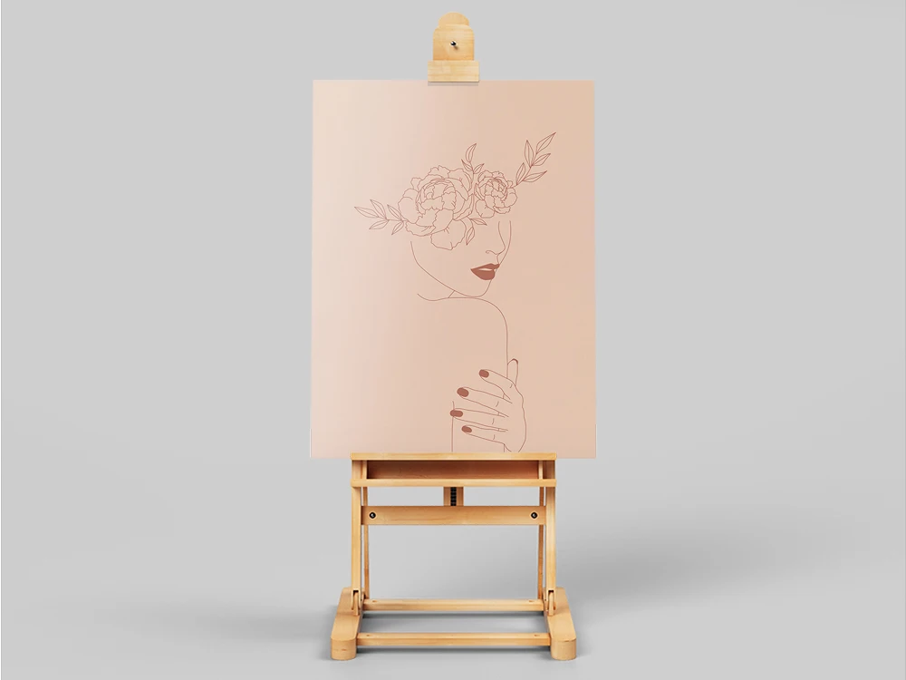 Художественный принт с цветами для женщин | Настенное искусство цветком и