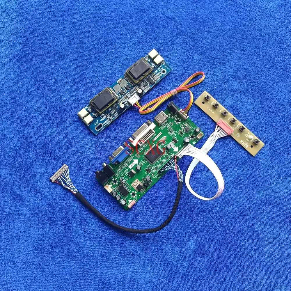 

DIY Kit 1280*768 LVDS 20-контактный разъем ЖК-дисплей матрица 4 с холодным катодом (CCFL) VGA, HDMI, DVI, совместимому с HDMI М. NT68676 контроллер драйвер платы для ...