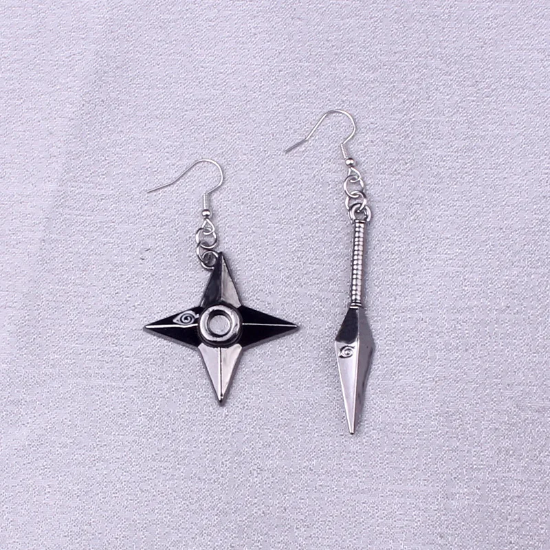 Аниме серьги косплей реквизит Akatsuki Kunai Shuriken личность дротики аксессуары|Реквизит
