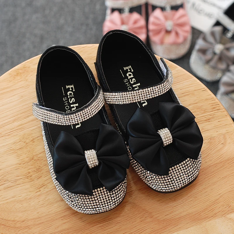 

Bekamille, детская обувь, детская обувь, детские сандалии для девочек с кристаллами и бантиком, с мягкой подошвой, принцесса, новинка, летняя Мила...