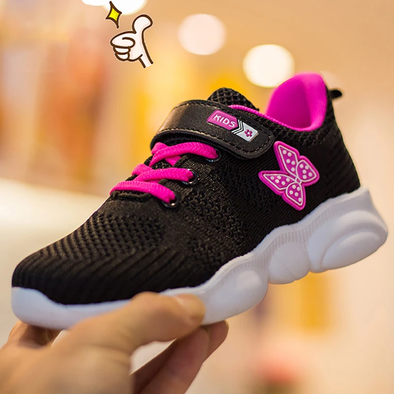 Кроссовки Детские сетчатые классические дышащие для бега школьная спортивная