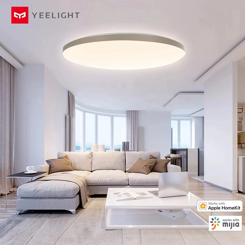 Потолочный светодиодный светильник Xiaomi mijia Yeelight 470 мм 52 Вт работает с приложением