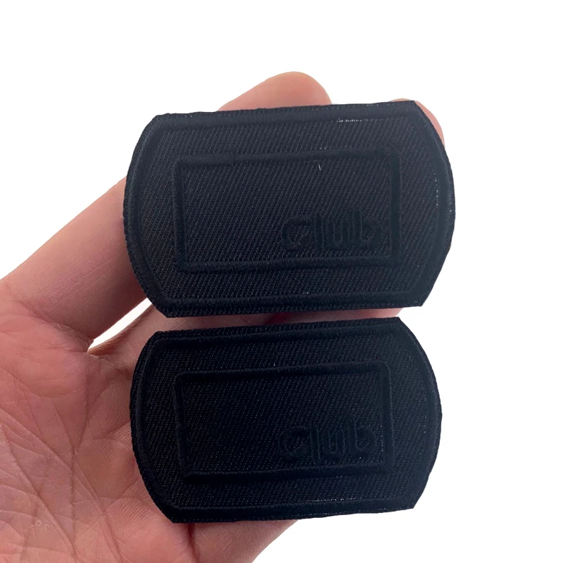 Черные нашивки для одежды 5 шт. аппликации надписей клубов наклейки в полоску