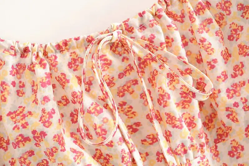 Bazaleas винтажное элегантное розовое женское платье на бретельках с цветочным