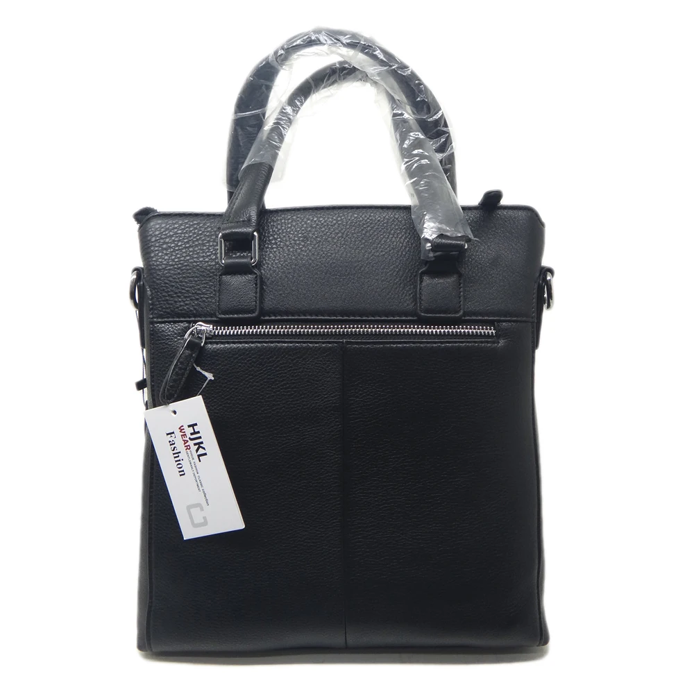 Мужская сумка из натуральной кожи нового типа черный высококачественный