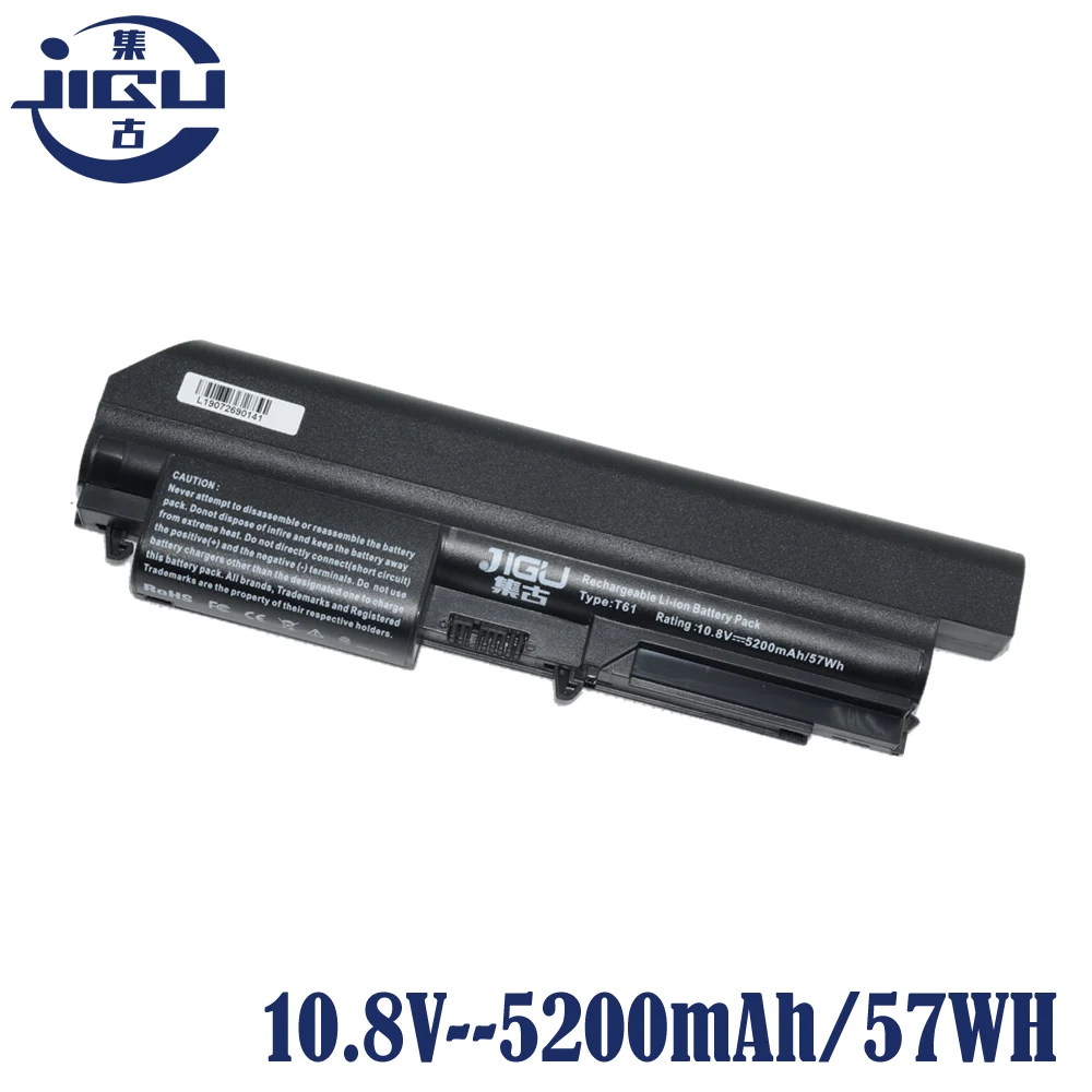Батарея JIGU 4400mah для IBM ThinkPad R400 R61 R61i T400 T61 T61p 42T5262 42T5264 42T5229 | Компьютеры и офис