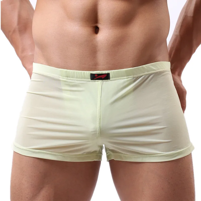 Сексуальное мужское нижнее белье боксеры шорты с низкой посадкой u образный