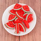 Ченкэй 10 шт. арбуз Форма Детские Силиконовые Бусины DIY детские соски-пустышки пустышка для кормления Прорезыватель сенсорные игрушки аксессуары Еда Класс