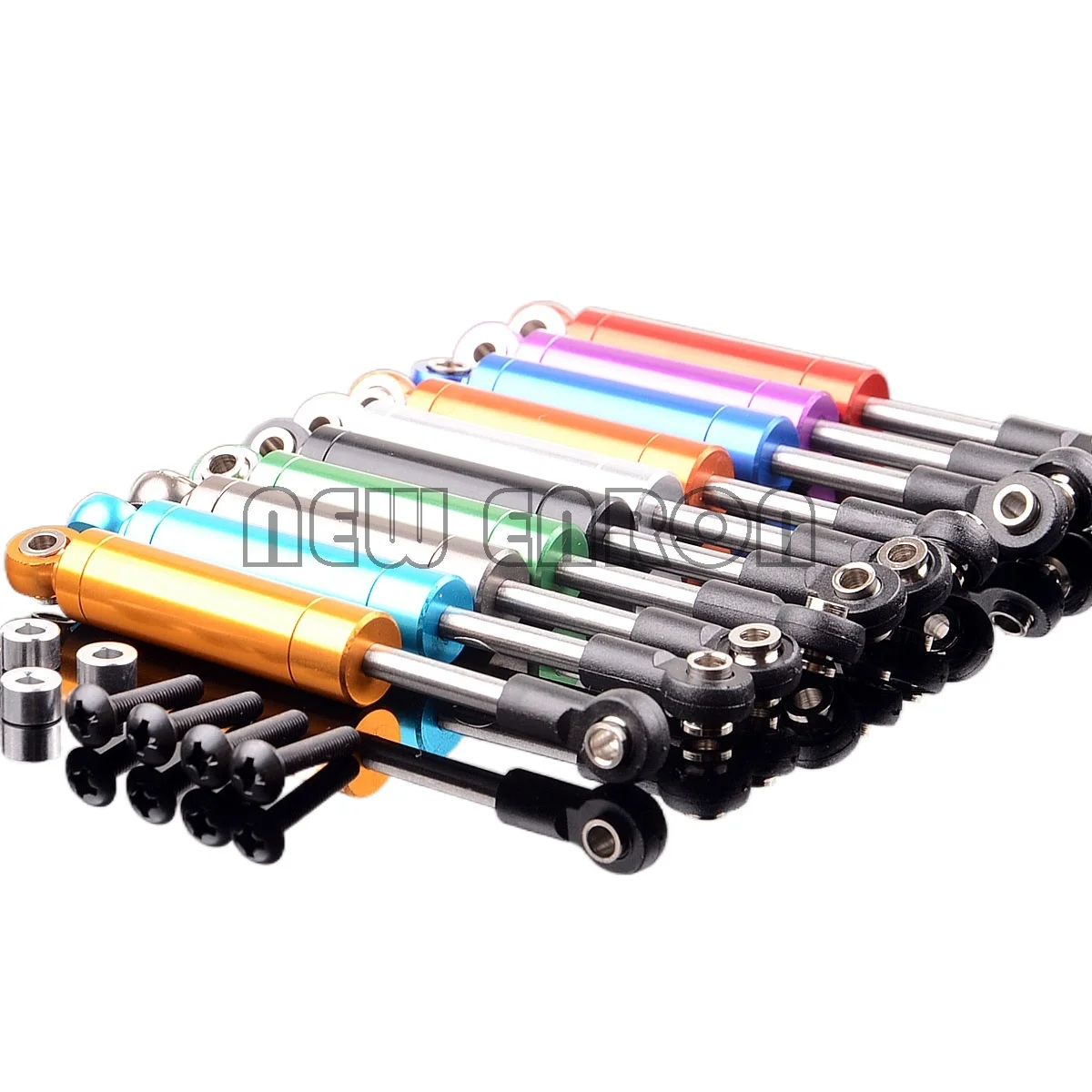 

1:10 2PCS Aluminum 62-82MM Int Shock Absorber & Screws 1/10 F75003 For Crawlers Trucks RC Axial CC01 SCX10 NEW ENRON