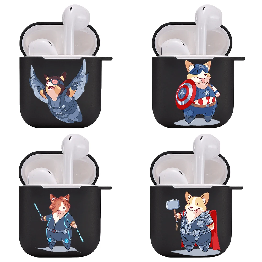 

Hot Cover for Airpods 1/2 Earphone funny cartoon cute hero luxury Soft Protector Fundas Airpods Case Air Pods Charging Box Bags