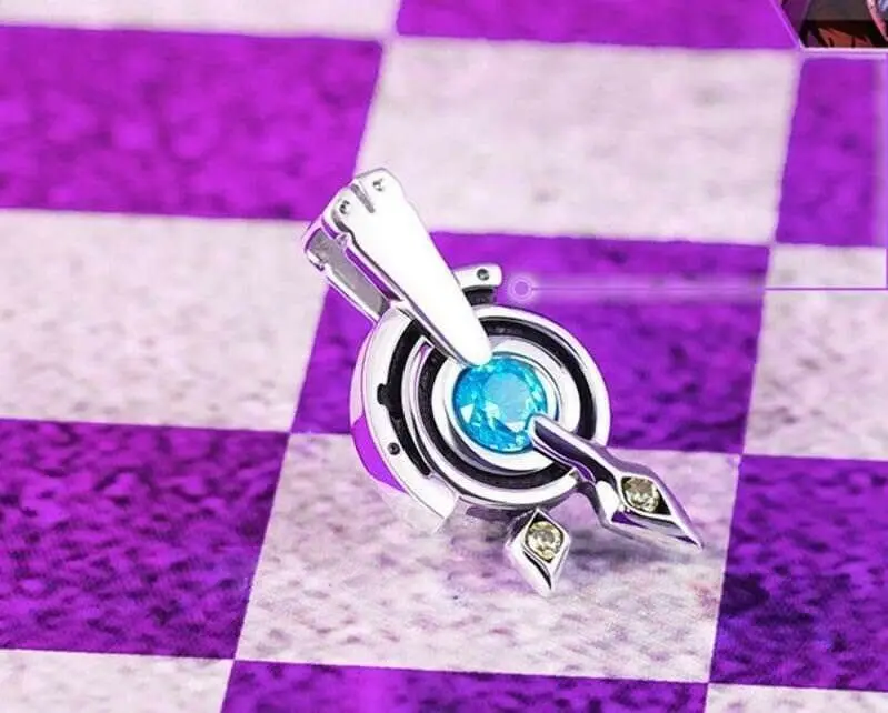 Anime NO GAME LIFE Dora Jibril Pendant Silver Necklaces Cosplay Props Jewelry Birthday Gift Necklace | Тематическая одежда и