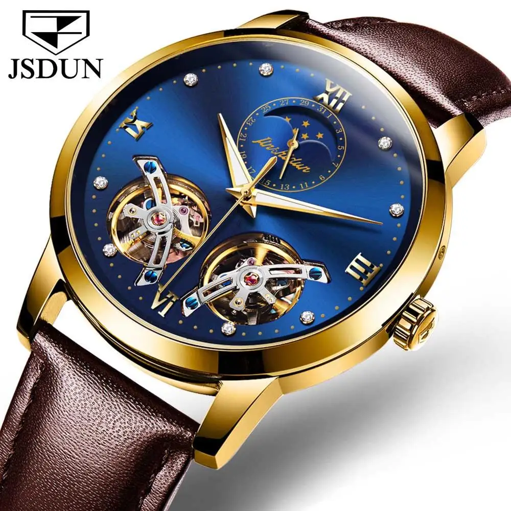 Рисунок 2 - Часы-скелетоны JSDUN с двойным турбийоном