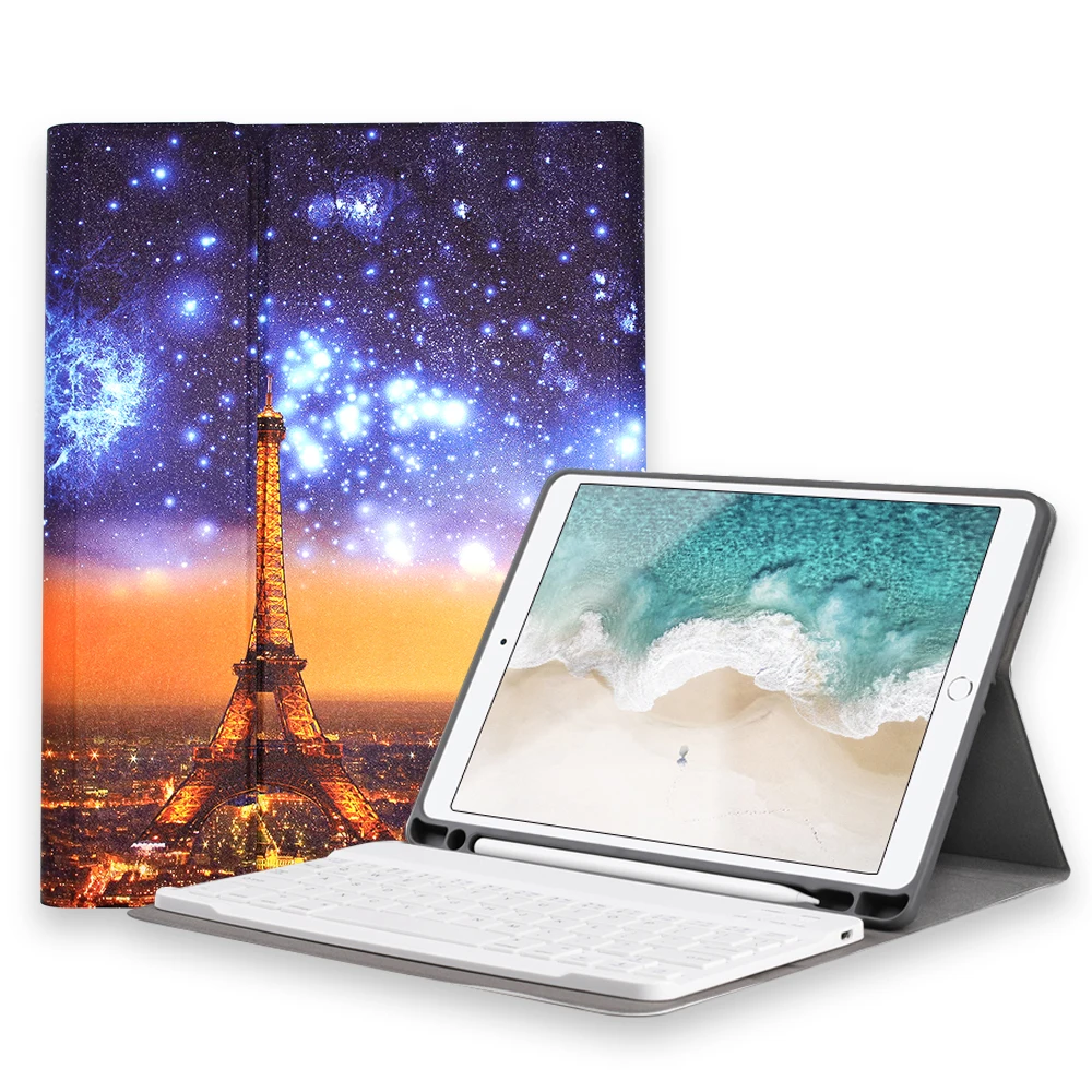 Для iPad 9 7 клавиатура чехол для Air1 Air2 5/6th поколения Чехол Smart Cover под разными углами