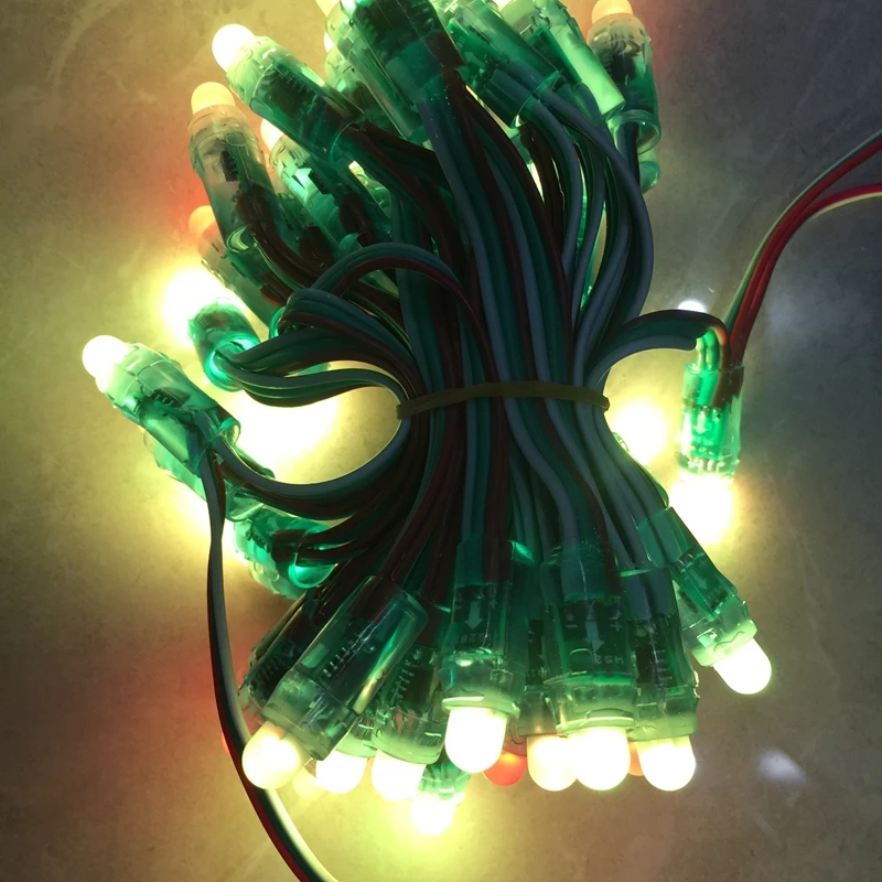 1000 шт. DC5V 12V WS2811 IC RGB светодиодный модуль гисветильник ды 12 мм полноцветный IP68