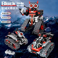 419pcs creative high tech app bluetooth programming remote intelligent robot moc building blocks childrens toy brick gift set