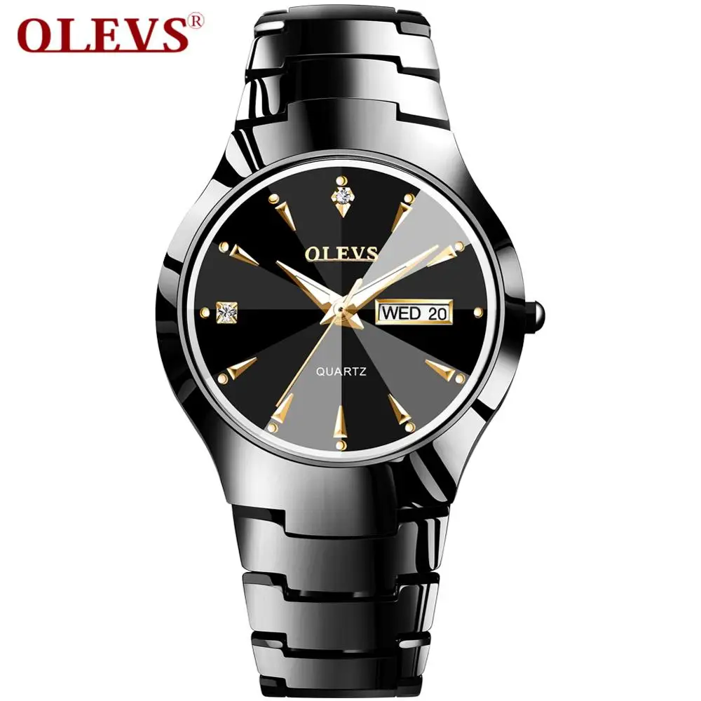 

Relogio Masculino Men Date Steel Watch Luxury Watch for Men Fashion Quartz Waterproof Analog Clock erkek kol Saati Reloj Hombre