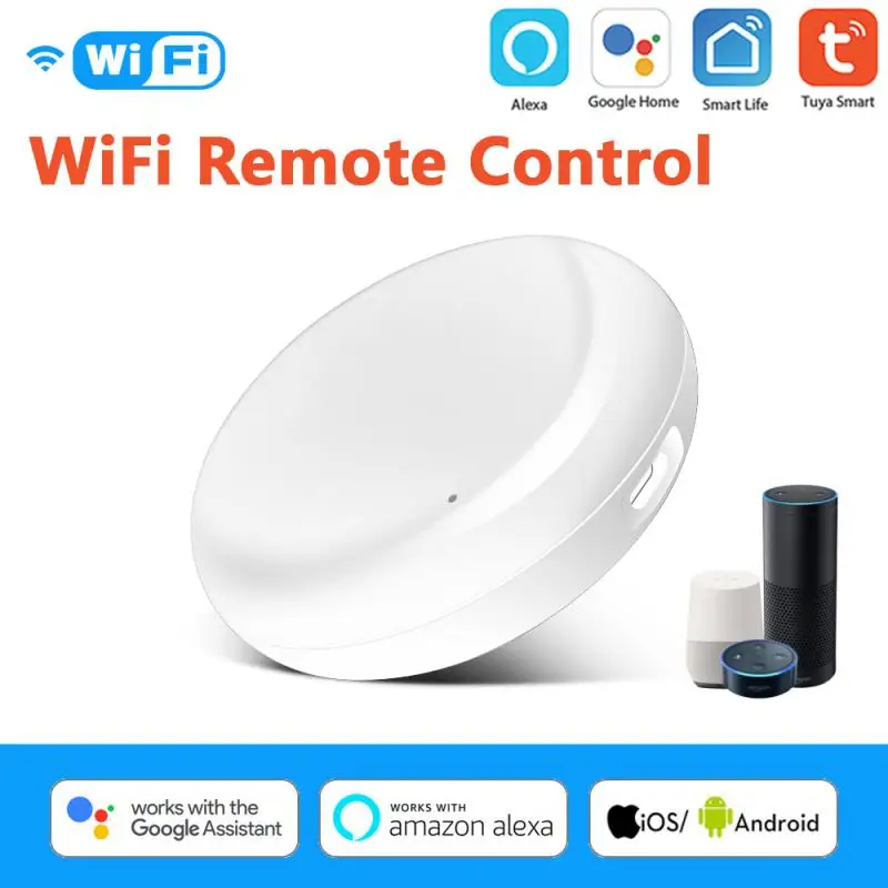 

Smart Wireless Tuya WiFi Remote Control For Air Conditioner TV Smart Home Infrared Universal Remote Control For Alexa Google Hot