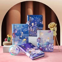 grapefruit solid pu magnetic buckle this lovely creative dream exquisite student hand ledger notebook notes notepad notebook