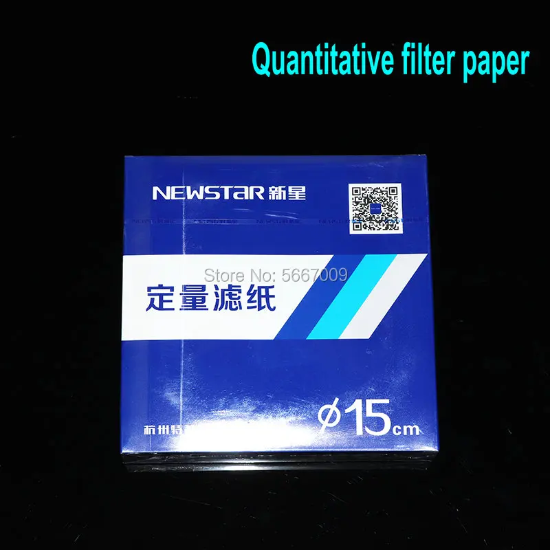 100Pcs/pack Fast/Medium/Slow speed quantitative filter paper for lab oil test Dia 7/9/11/12.5/15/18cm