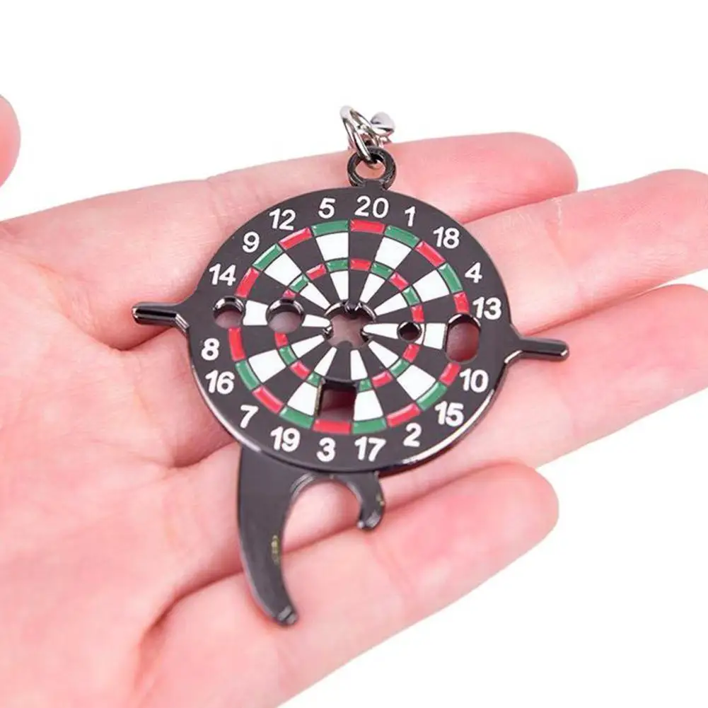 

2pcs Dart Board Keychain Dart Loading And Unloading Tool Bottle Opener Tool Hanging Accessories Suitable For Hard And Soft S8o4