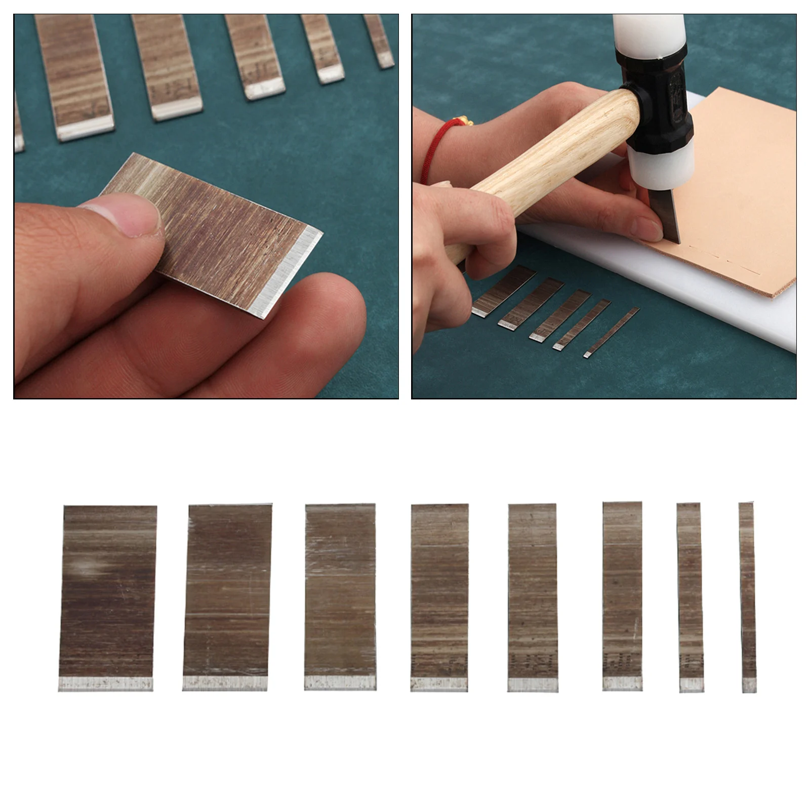 8 шт. стальной кожаный штамповочный резак форма формы шаблон для тиснения