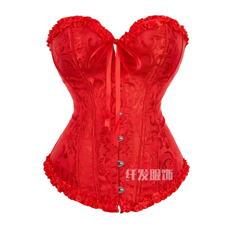 

Women's Corset Sexy Bustier Corset Top Corset for Slimming Plus Size Vintage Lace Up Lingerie