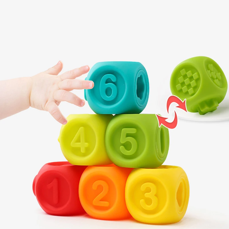 10 шт./компл. детские игрушки которые нужно ловить мягкие резиновые тиснением