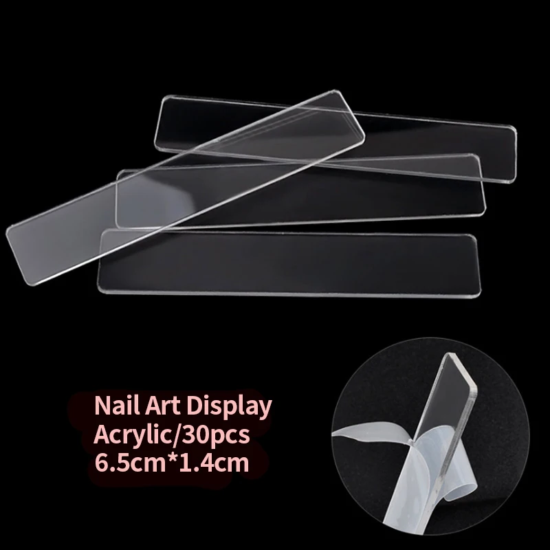 Подставка для демонстрации накладных ногтей прозрачная практичная акриловая