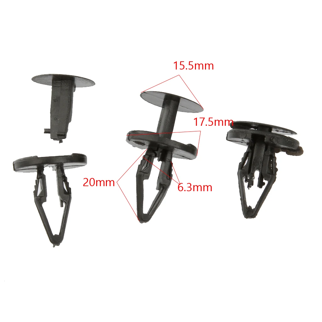 30x дверная обшивка панели нажимной фиксатор бампера зажимы для Ford Fiesta |