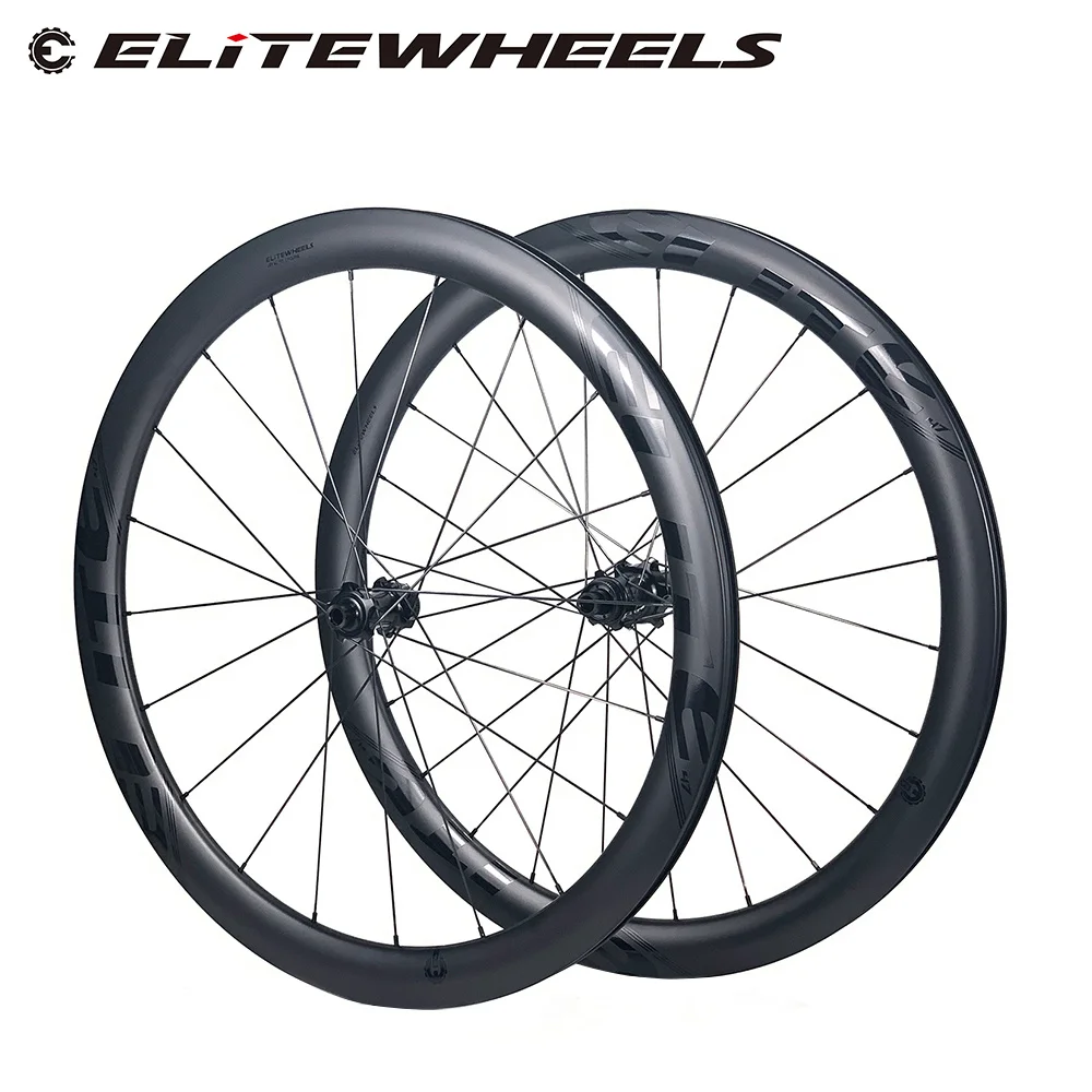 ELITEWHEELS 700C Road Disc Carbon Wheels Super Light RD16 Low Resistance Center Lock Hub Cyclocross Cycling Wheelset shiman0 XDR