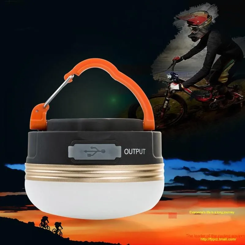 

USB LED Lantern Portable Camping Light Outdoor Tent Light With Restractable Hook For Backpacking Hiking Home Emergency Lamp