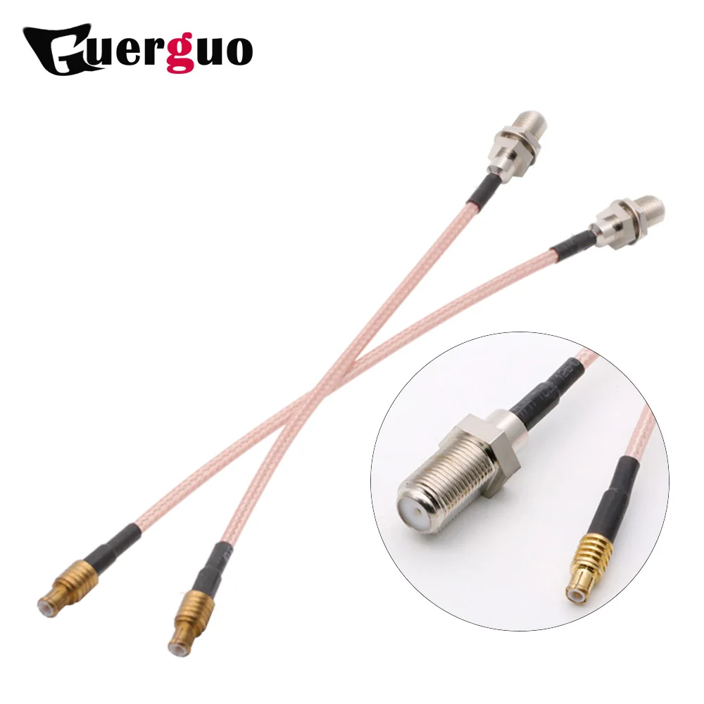 

F type female jack pigtail cable WIFI antenna adapter MCX male straight switch RG316 15cm Customized