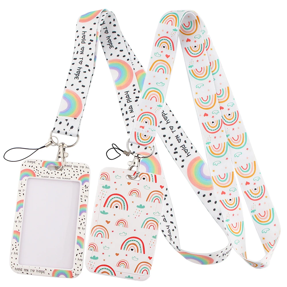 Ремешок на шею DZ1276 для ключей удостоверения личности спортзала мобильный