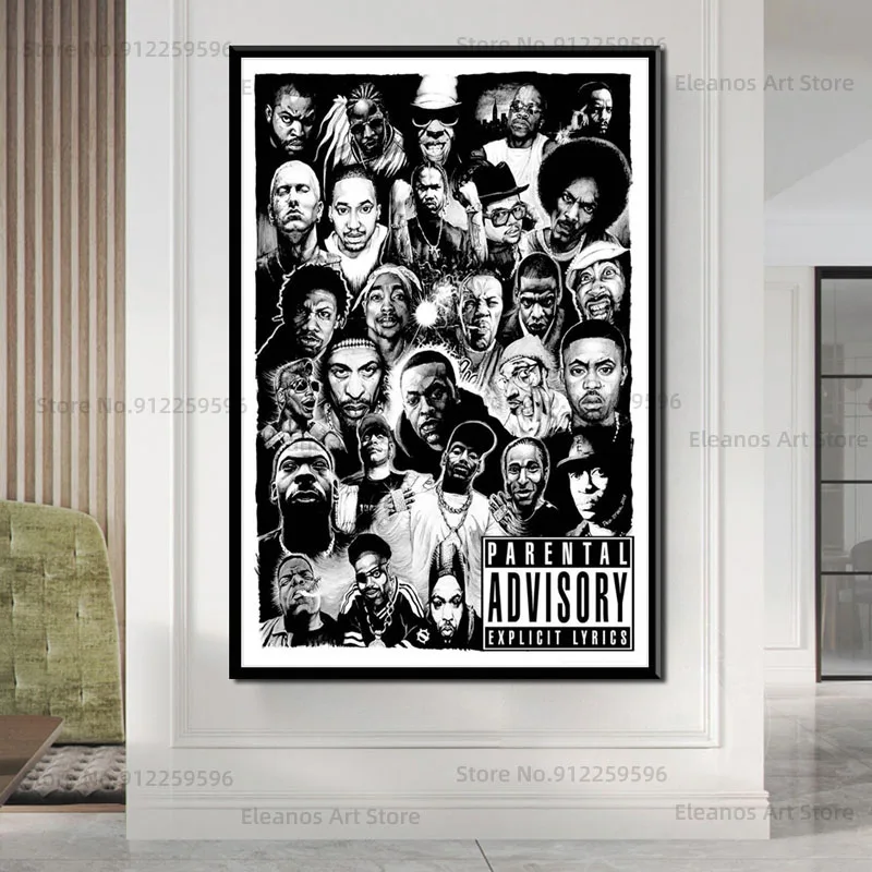 Z483 настенный плакат со сказочными богами в стиле хип-хоп