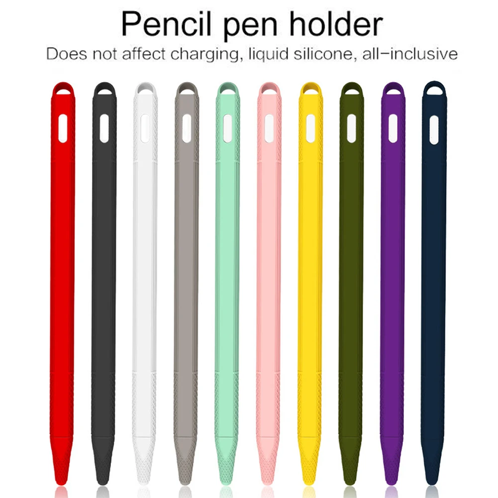 Protective Cover Silicone Case Shockproof Dust Cap Pouch Accessories Elastic Anti Slip Portable Grips For Apple Pencil 2 | Компьютеры и