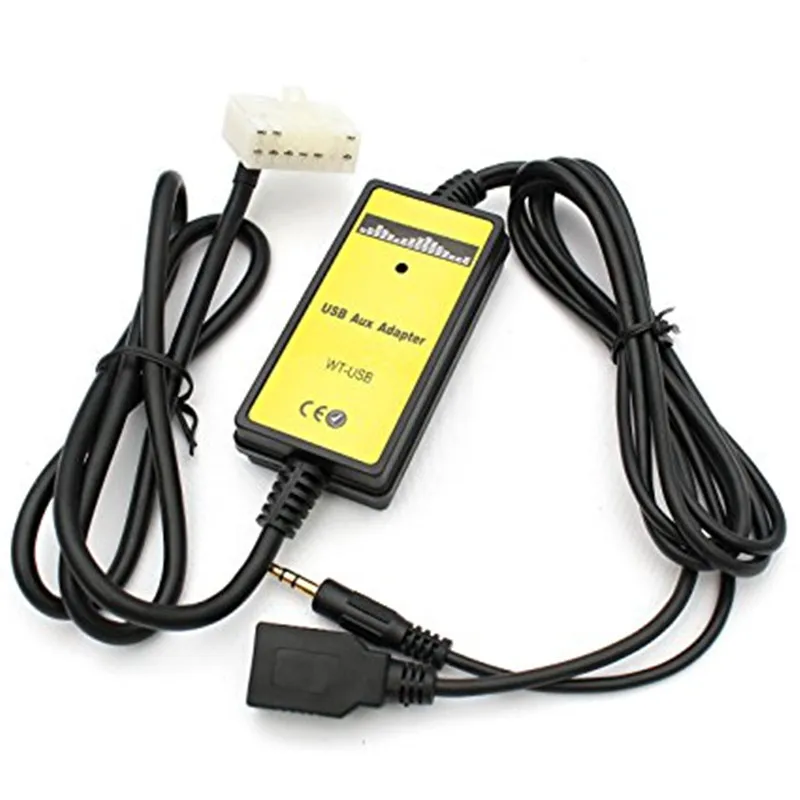 

5 + 7Pin USB AUX MP3-плеер адаптер автомобильный цифровой музыкальный Cd адаптер для Toyota (5 + 7)Pin Camry Corolla Lexus RAV4 Yaris