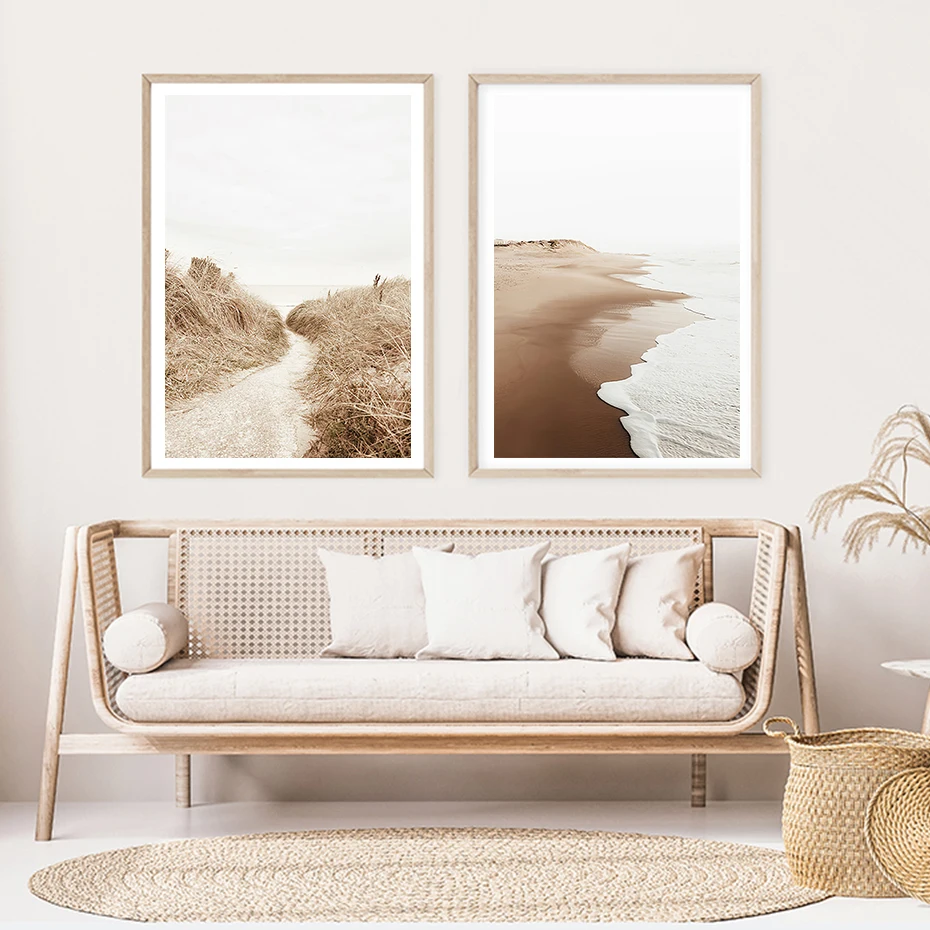 Абстрактный высушенный цветочный постер Highland Cow пейзаж холст живопись Настенная