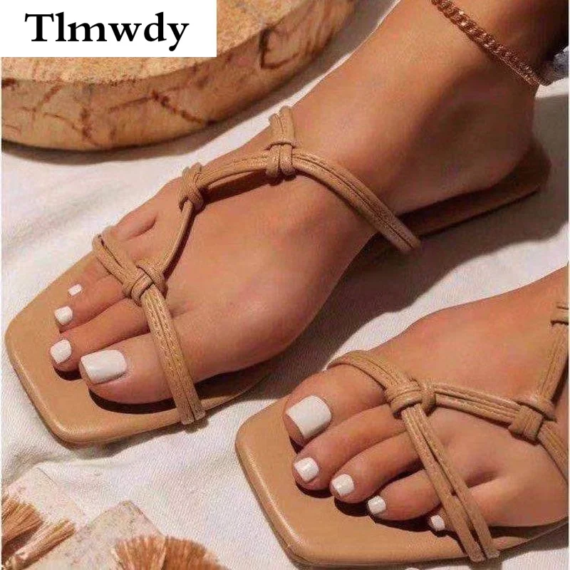 

2021 Новинка весны желтого цвета на платформе; Кожаная обувь на плоской подошве; Женские тапочки; Стразы сандалии из кожзаменителя Женская об...